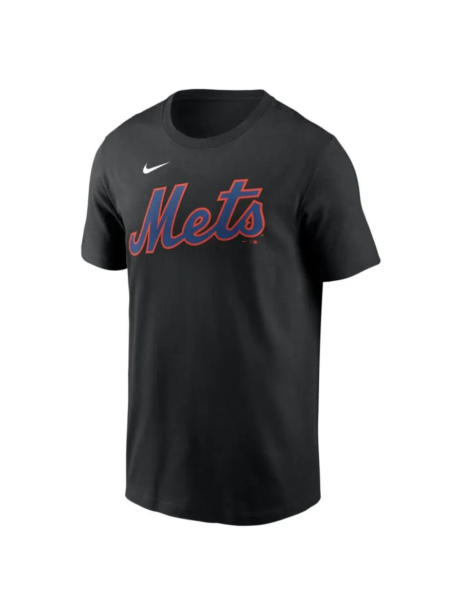 Футболка с принтом Juan Soto Black New York Mets Home Name & Number Nike — изображение 2 из 3, черный