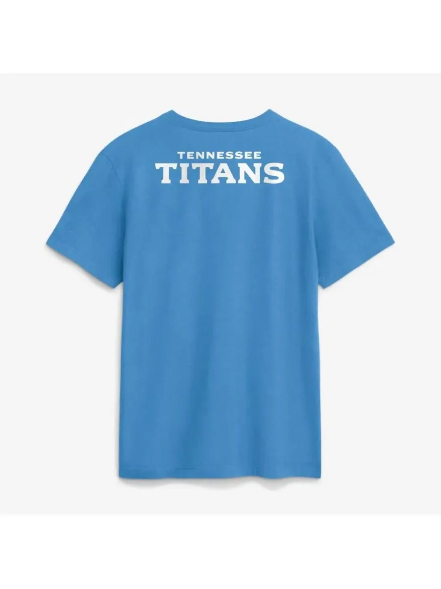 Футболка с принтом Tennessee Titans First Down Machine Nike — изображение 2 из 2, светлый синий