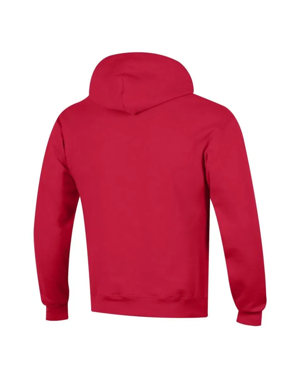 Худи-пуловер с флисом Basic Arch Fleece Champion — изображение 2 из 3, красный
