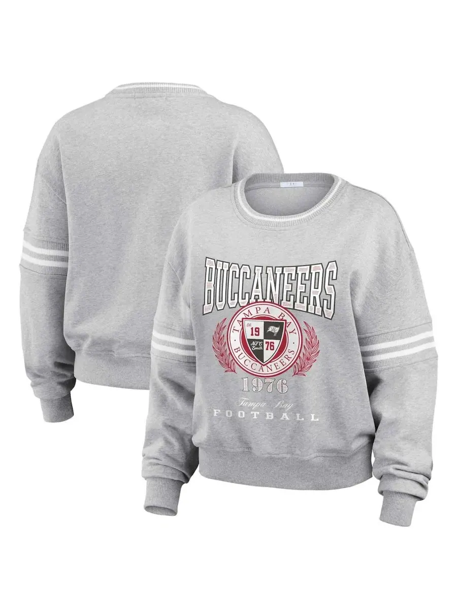 Женский укороченный свитшот с контрастными полосами, модель Cropped Pullover WEAR by Erin Andrews