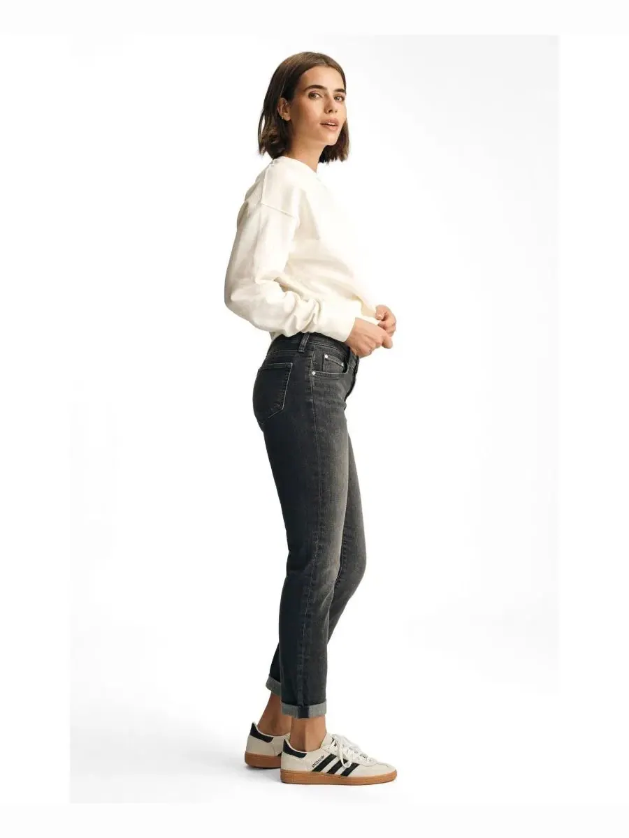 Джинсы женские средняя посадка скинни Mavi Jeans, Mid Smoke Tribeca — изображение 2 из 6