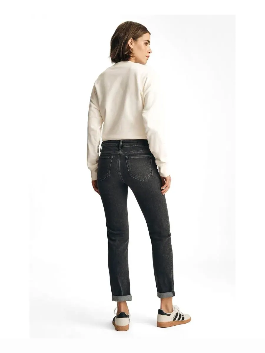 Джинсы женские средняя посадка скинни Mavi Jeans, Mid Smoke Tribeca — изображение 3 из 6