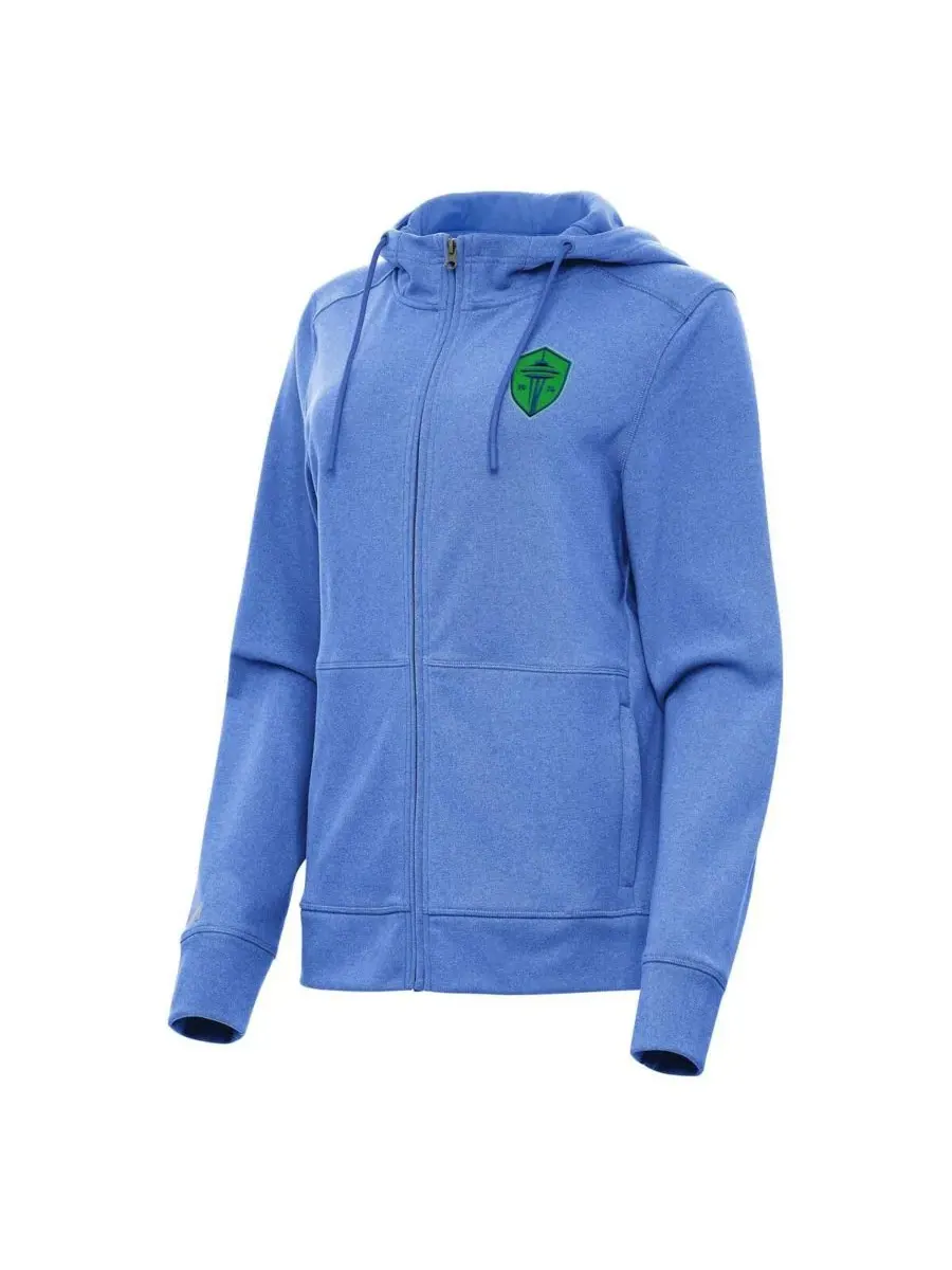 Женская толстовка на молнии Heather Royal Seattle Sounders FC Seeker Antigua