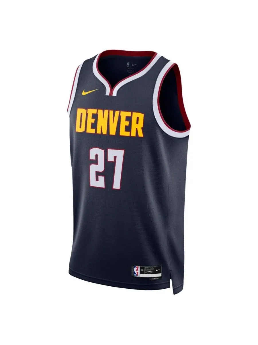 Nike Мужская и женская темно-синяя майка Джамала Мюррея из команды Denver Nuggets Swingman - Icon — изображение 2 из 3