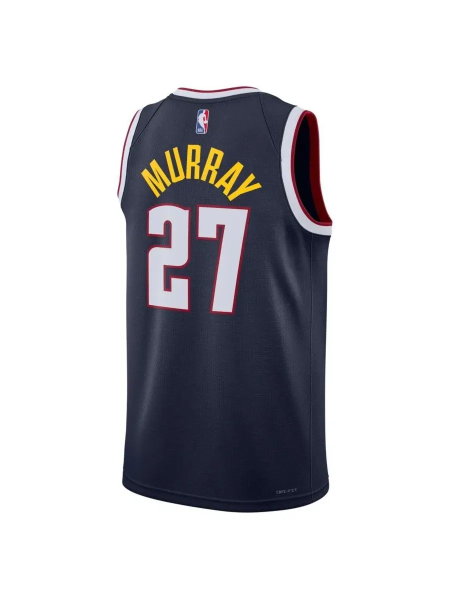 Nike Мужская и женская темно-синяя майка Джамала Мюррея из команды Denver Nuggets Swingman - Icon — изображение 3 из 3
