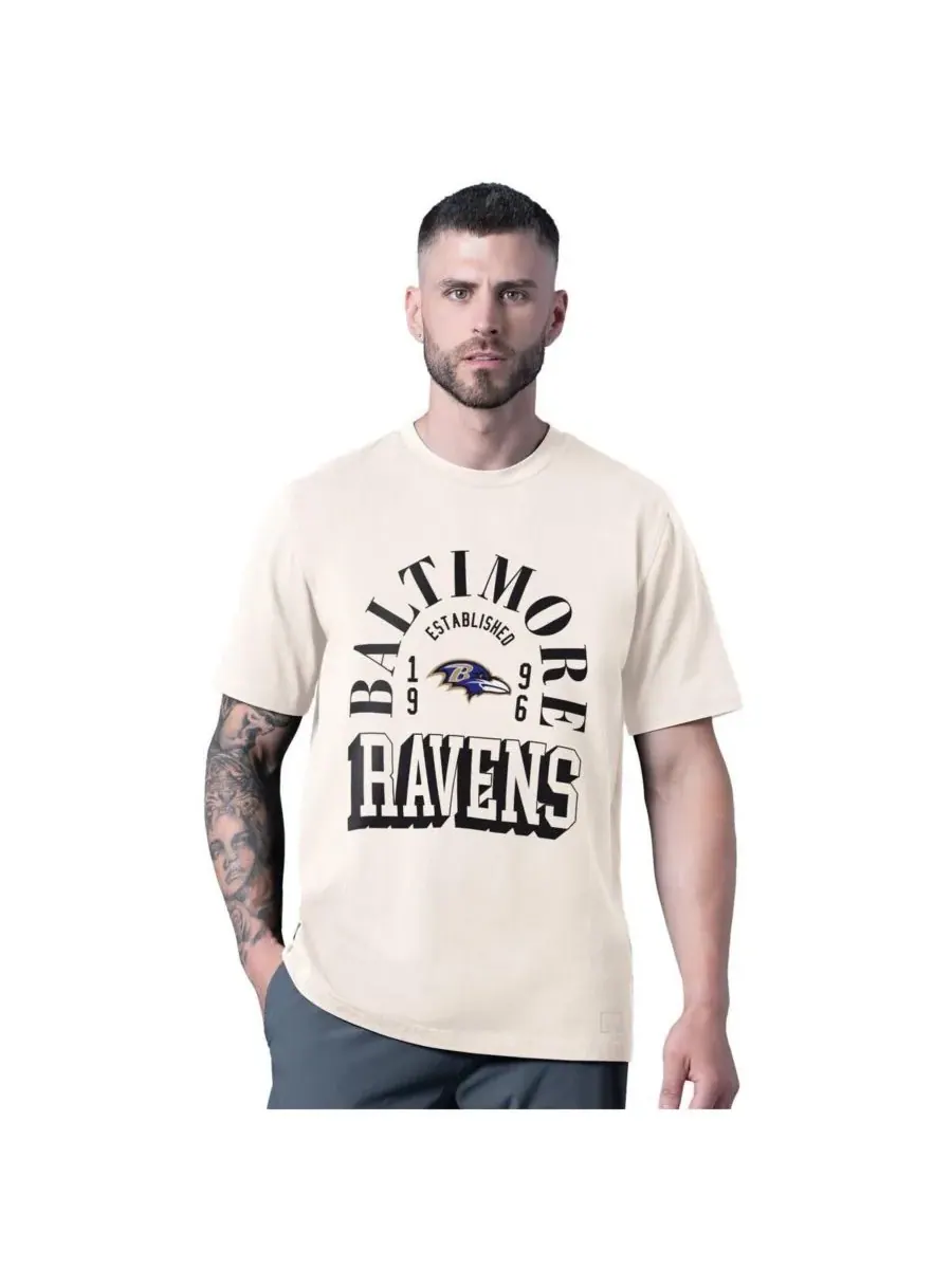 MSX by Michael Strahan Мужская белая футболка Baltimore Ravens Whiteout