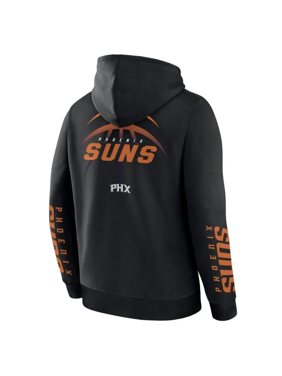 Fanatics Мужская черная толстовка с капюшоном Phoenix Suns Legacy Guard — изображение 3 из 3, черный