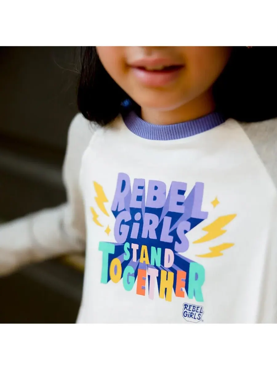 Комплект из двух футболок с длинным рукавом Girls Rebel Fair Trade из органического хлопка Mightly — изображение 3 из 3