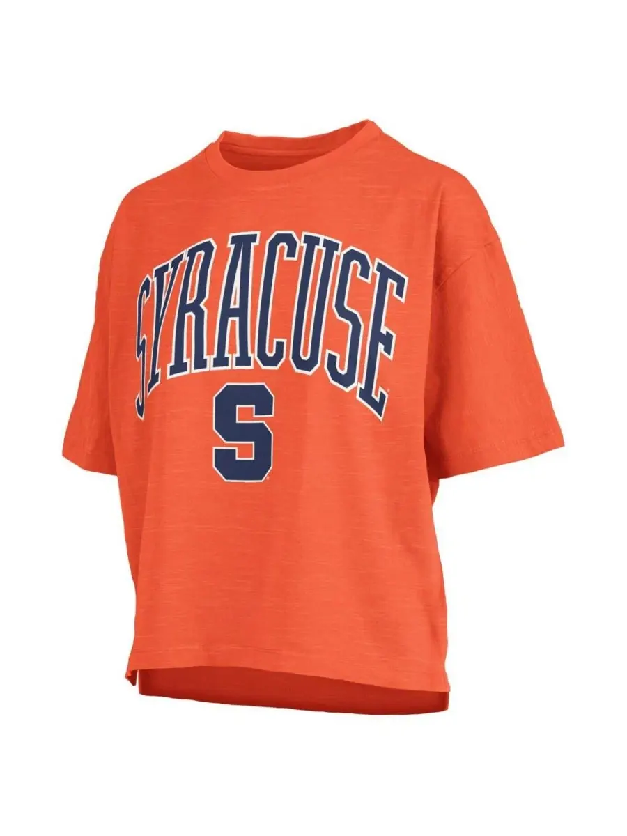 Женская оранжевая футболка Syracuse Orange Nelson Pressbox — изображение 2 из 3, оранжевый
