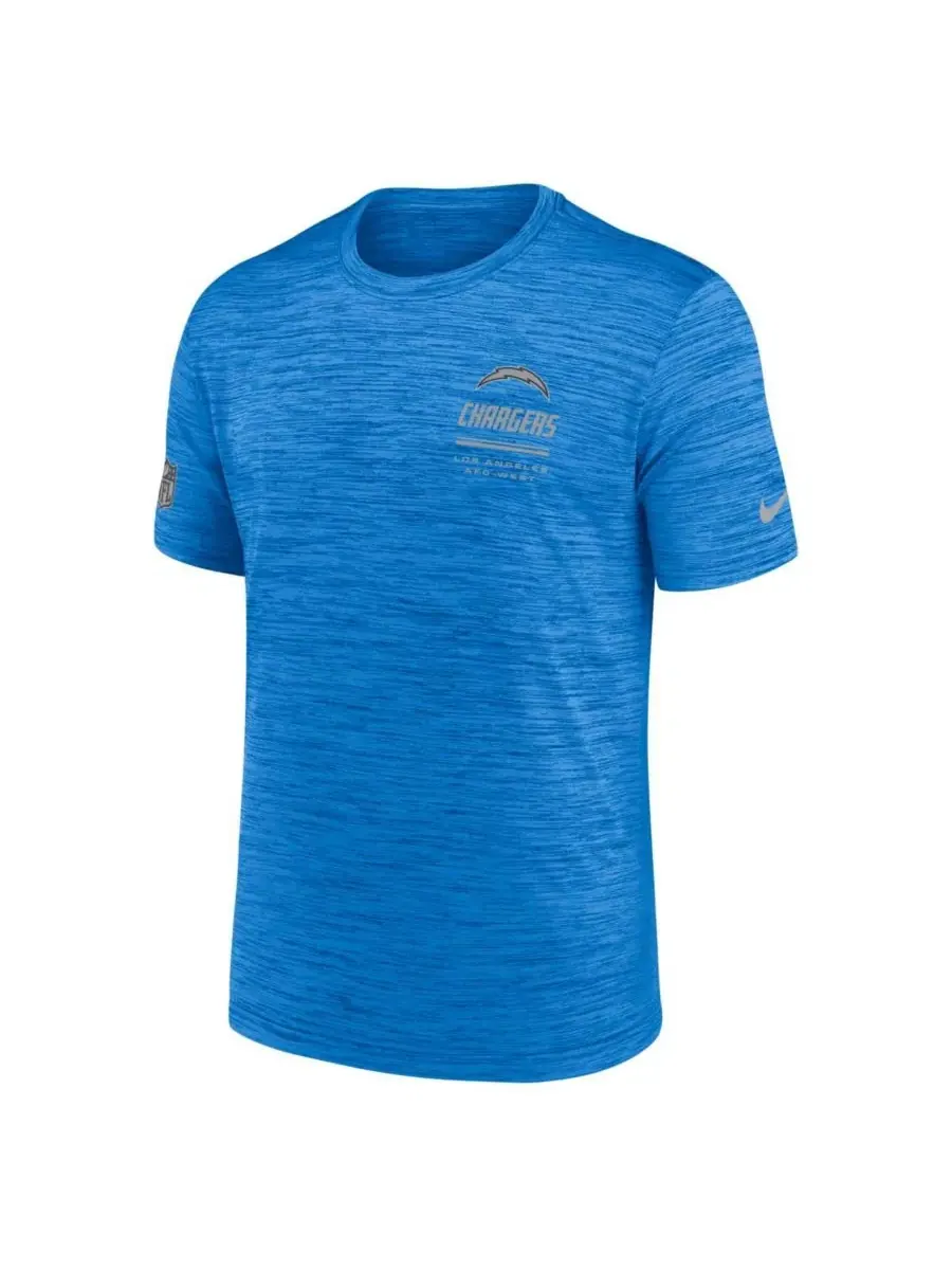 Футболка с коротким рукавом Dri-FIT Velocity с принтом Los Angeles Chargers Nike