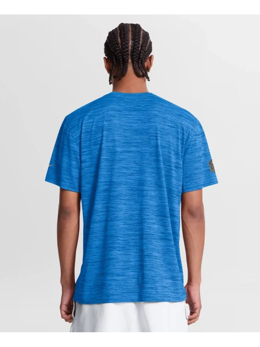 Футболка с коротким рукавом Dri-FIT Velocity с принтом Los Angeles Chargers Nike — изображение 4 из 5, синий