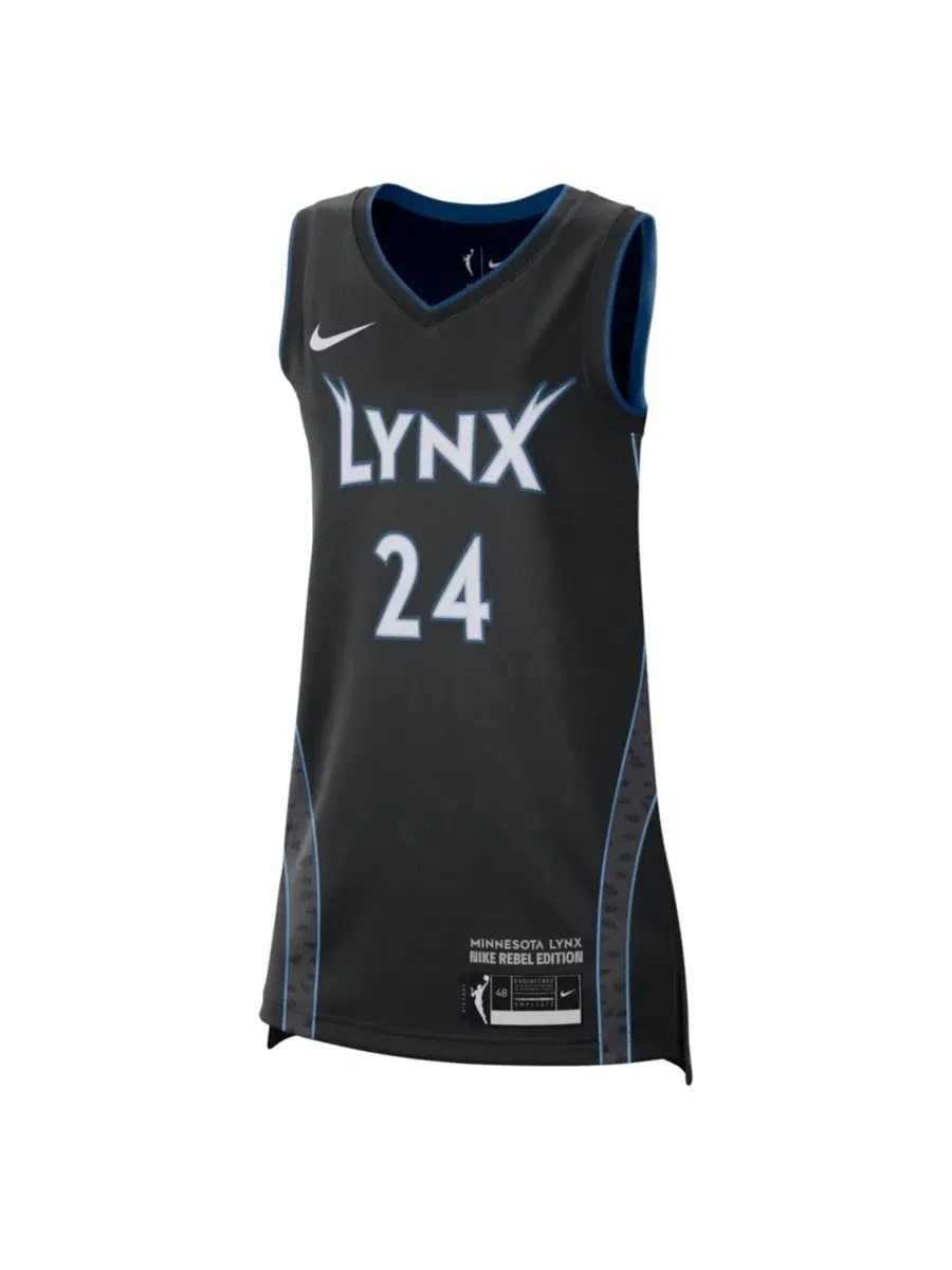Баскетбольный джерси Napheesa Collier Black Minnesota Lynx Nike — изображение 3 из 3, черный