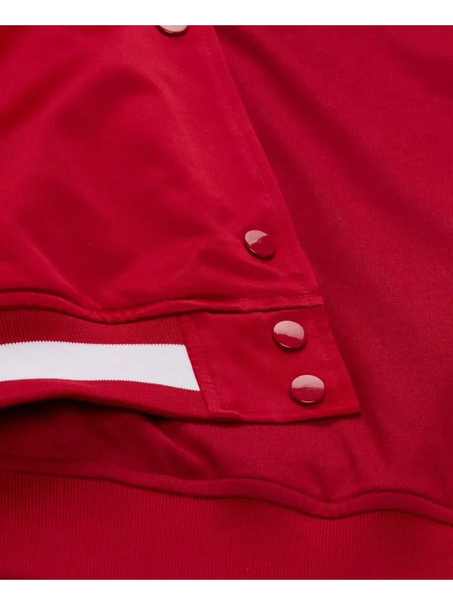 Куртка-бомбер с принтом San Francisco 49ers 80th Anniversary Heavyweight Satin Full-snap Mitchell & — изображение 2 из 7