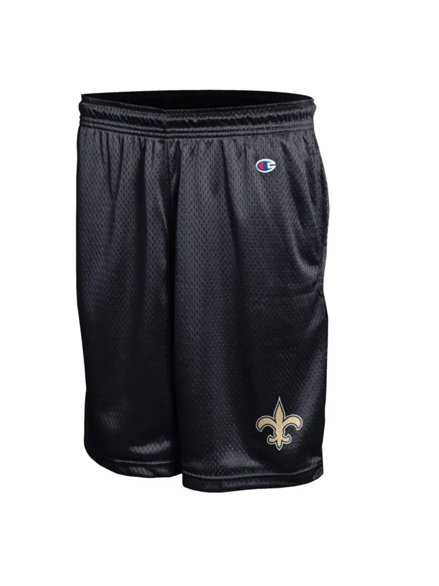 Шорты с принтом New Orleans Saints Classic Mesh Champion — изображение 2 из 3, черный