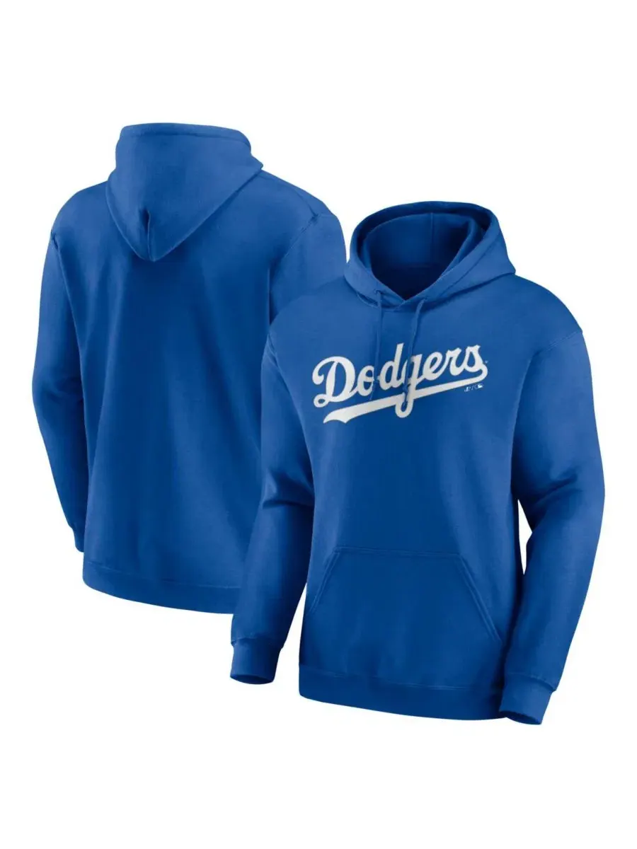 Худи с принтом Los Angeles Dodgers Wordmark Logo Athletic