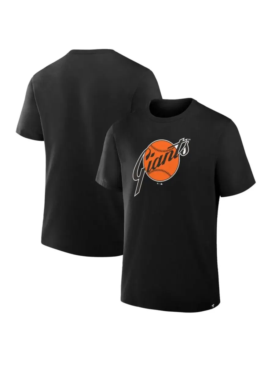 Футболка с винтажным принтом команды San Francisco Giants Fanatics