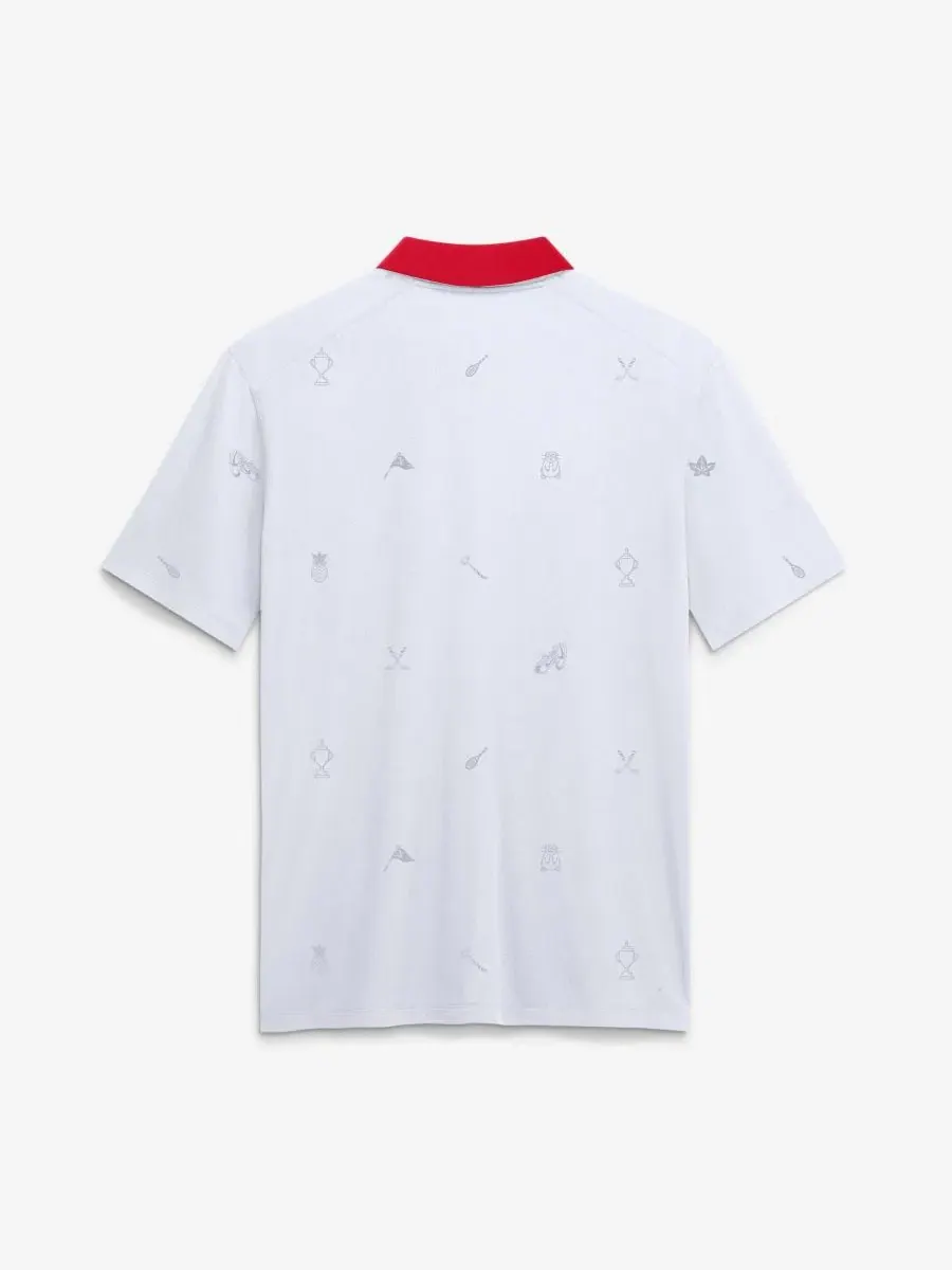 Поло Nike Georgia Bulldogs Vapor Pattern Dri-FIT — изображение 2 из 2, белый красный