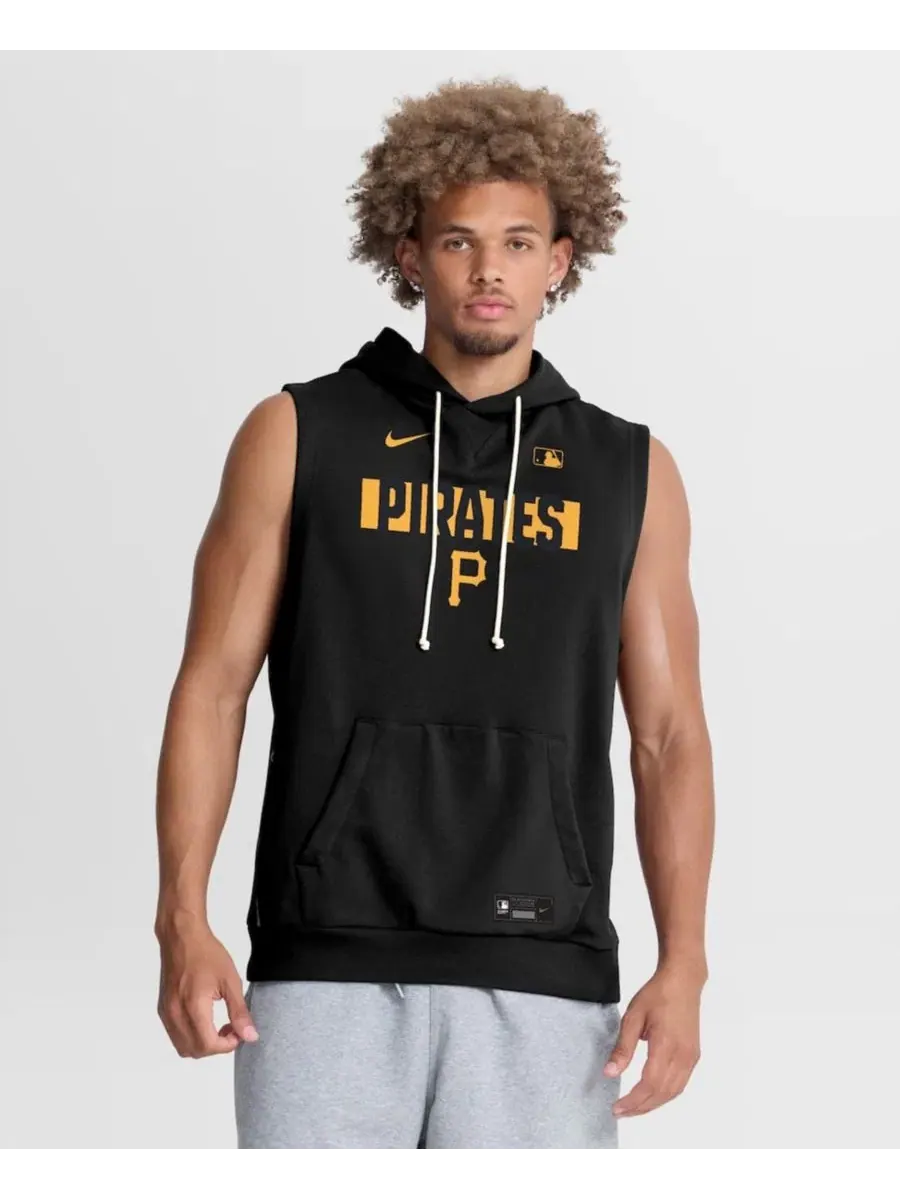Безрукавный худи с капюшоном Pittsburgh Pirates Dri-FIT Nike