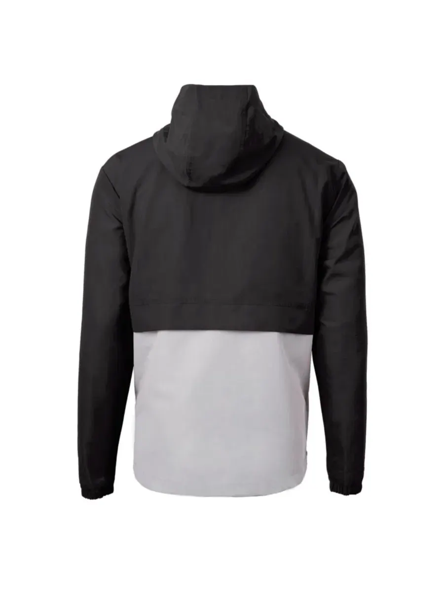 Ветровка-анорак с капюшоном Charter Eco Anorak Cutter & Buck — изображение 3 из 3, черный серый