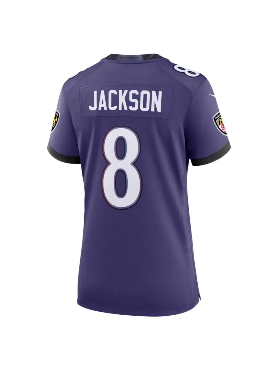 Домашний джерси Nike Baltimore Ravens Lamar Jackson — изображение 3 из 3, фиолетовый