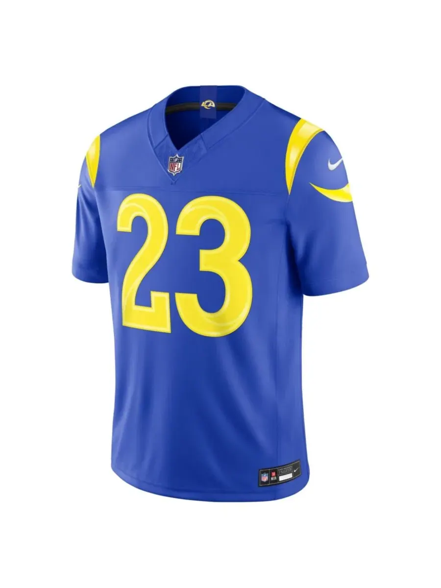 Мужская футболка Kyren Williams Royal Los Angeles Rams Vapor F.U.S.E. Stitched Limited Nike — изображение 3 из 5, королевский