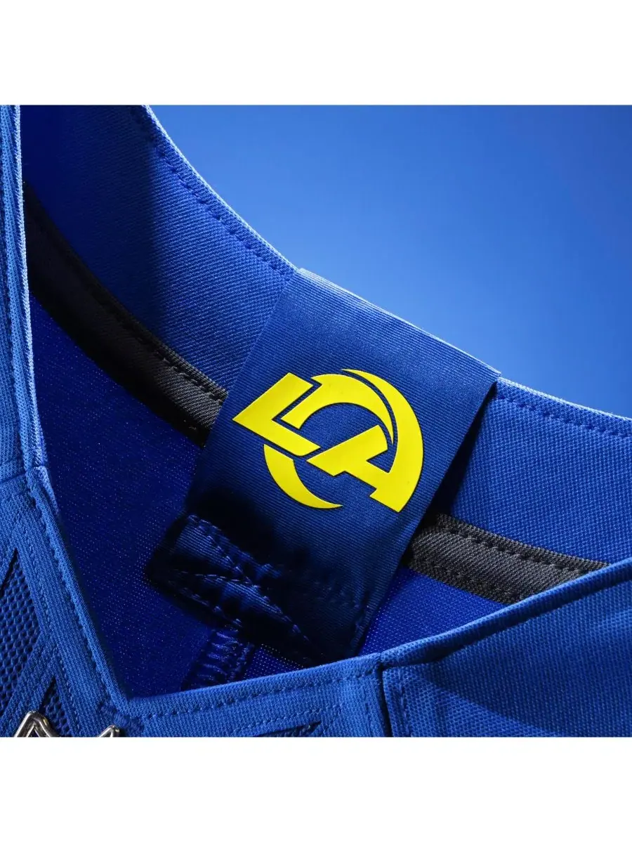 Мужская футболка Kyren Williams Royal Los Angeles Rams Vapor F.U.S.E. Stitched Limited Nike — изображение 5 из 5, королевский