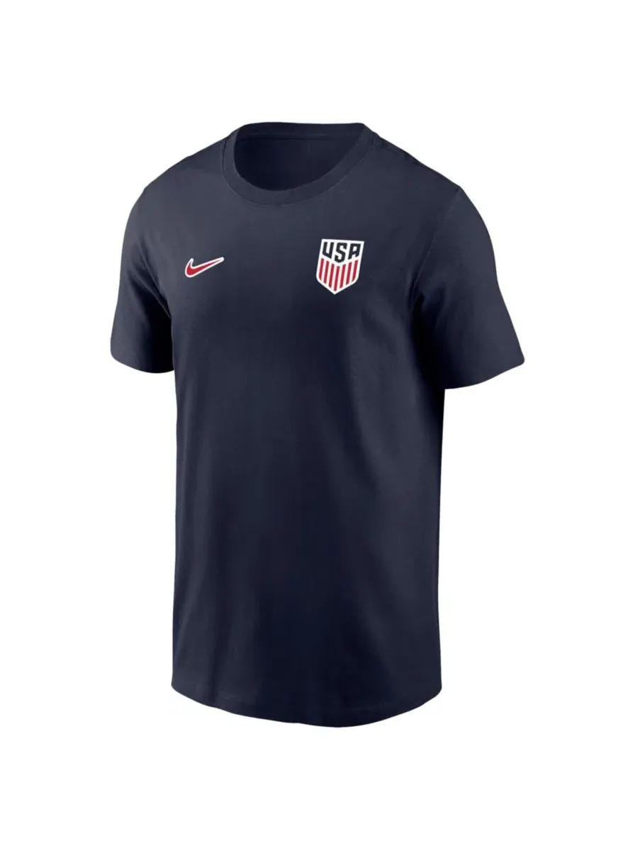 Футболка с длинным рукавом USMNT Crest Legend Dri-FIT Nike — изображение 3 из 3, темно-синий