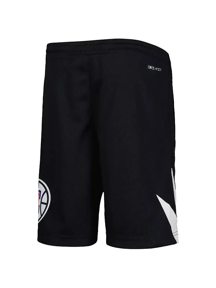 Шорты Swingman Performance Black LA Clippers Statement Edition для больших мальчиков и девочек — изображение 4 из 4