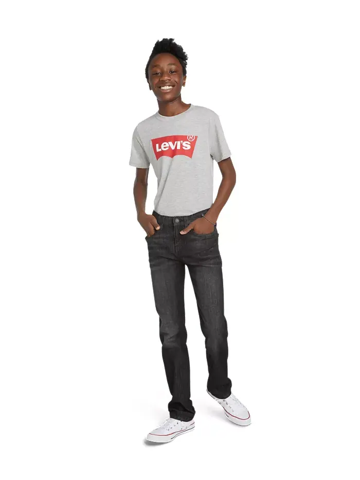 Прямые джинсы Big Boys 514 с эластичной тканью Levi's — изображение 6 из 9