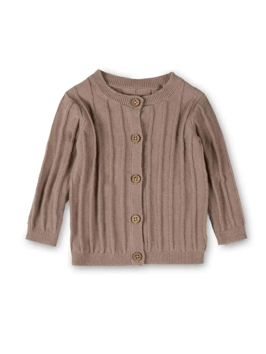 Детский кардиган из хлопка с 3D-вязанием, модель Baby Girls 3D Knit MeMoi