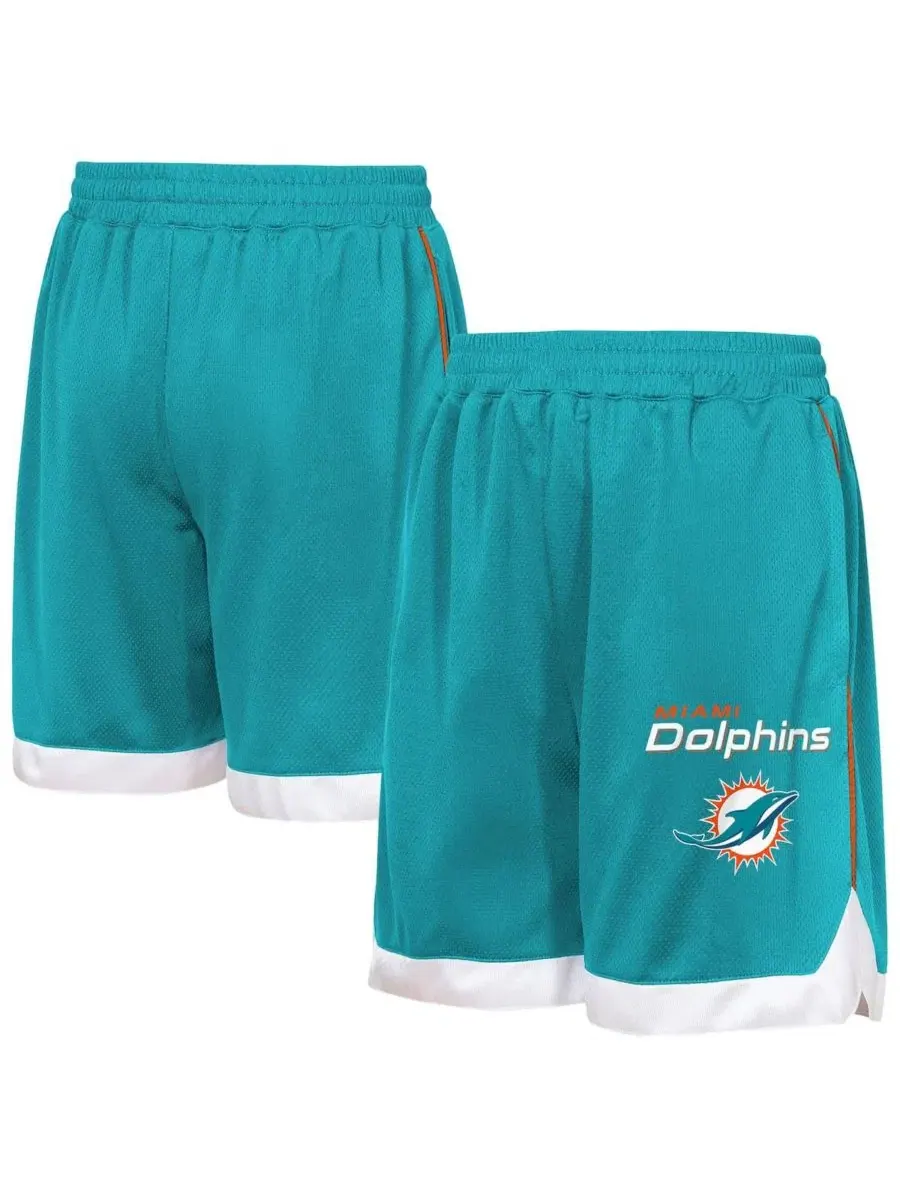 Шорты All Star Mesh Aqua Miami Dolphins Outerstuff