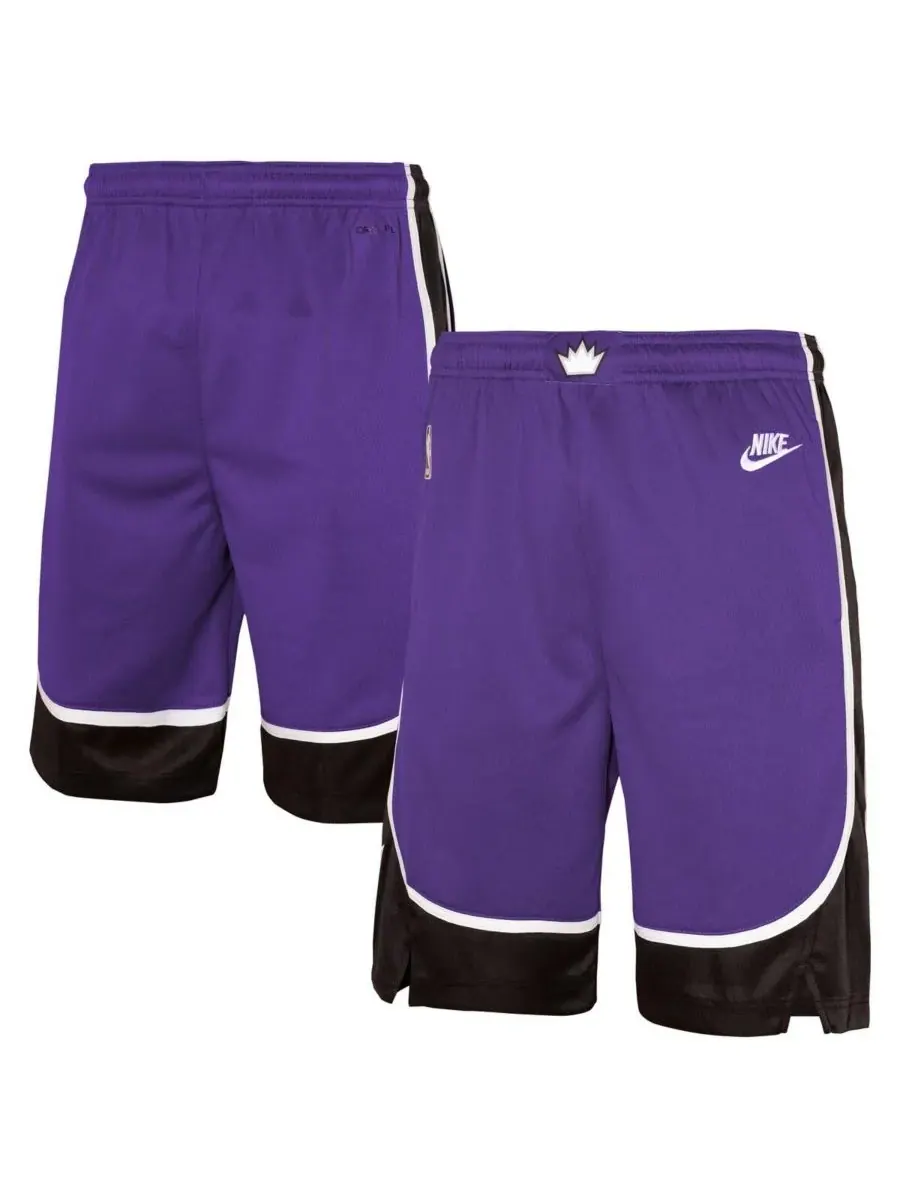 Nike Детские шорты Sacramento Kings 2024/25 City Edition Swingman Performance Shorts фиолетового