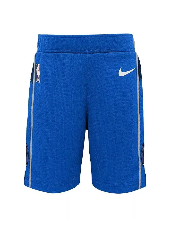 Синие шорты-реплики Dallas Mavericks Icon для мальчиков и девочек Nike