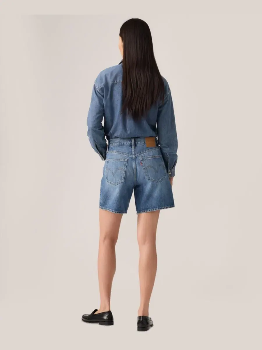 Шорты джинсовые с высокой посадкой Levi's, Worn Memor — изображение 5 из 5