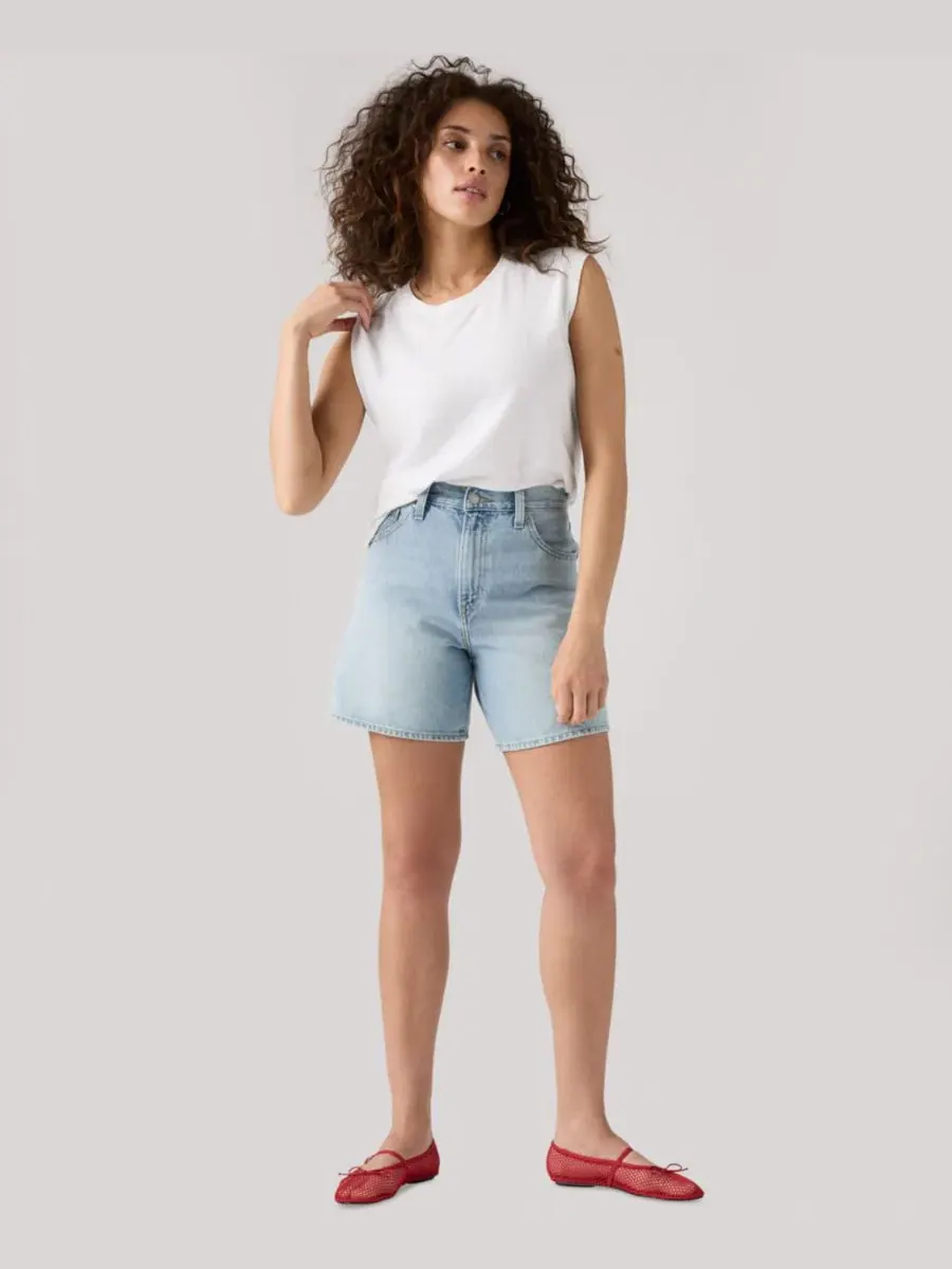 Джинсовые шорты с высокой посадкой Levi's, Far And Wi — изображение 2 из 5