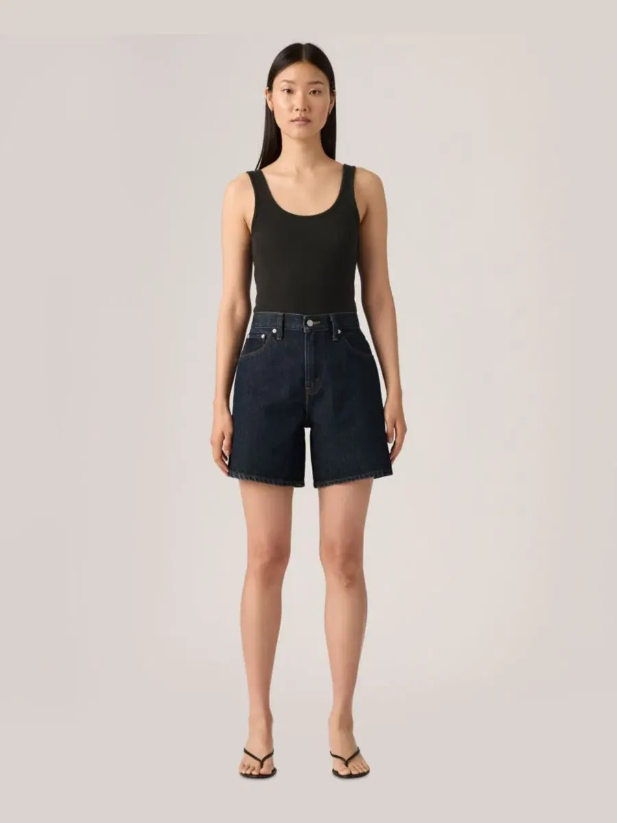 Джинсовые шорты с высокой посадкой Levi's, Remember T — изображение 2 из 5