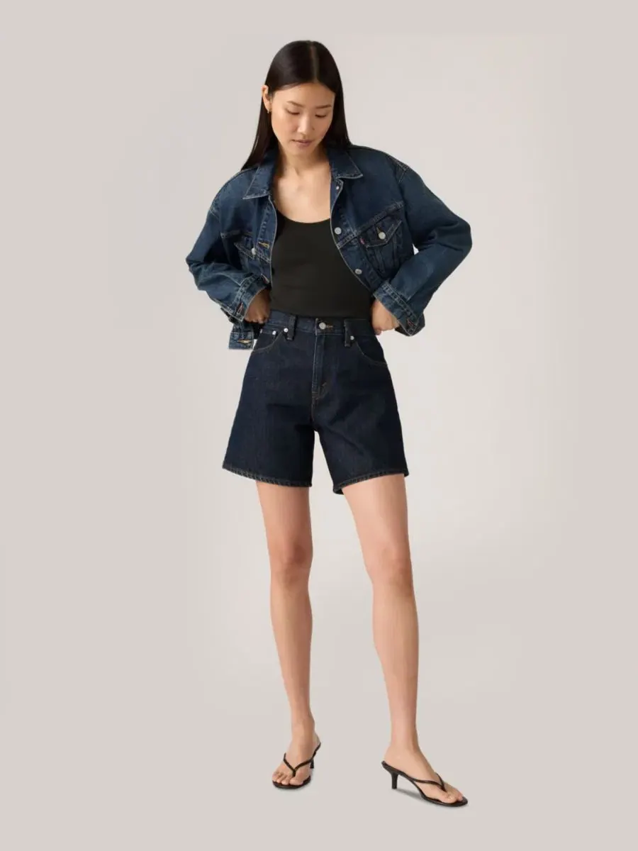Джинсовые шорты с высокой посадкой Levi's, Remember T — изображение 3 из 5
