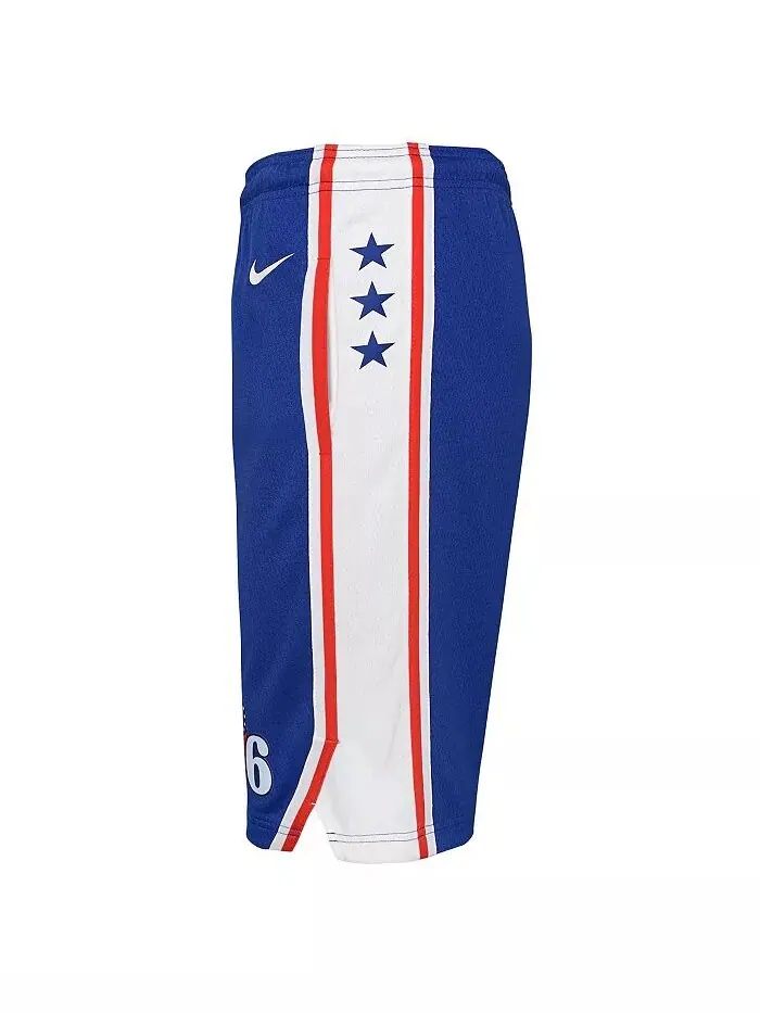 Шорты Nike для больших мальчиков и девочек Royal Philadelphia 76ers Swingman Performance Shorts – — изображение 4 из 4