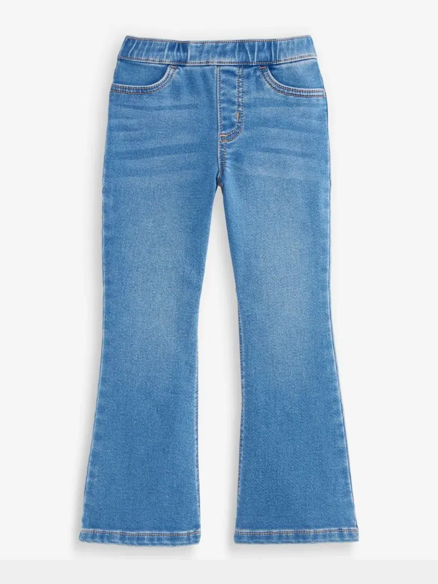 Джинсы-клеш с эластичным поясом Epic Threads, Marine Wash