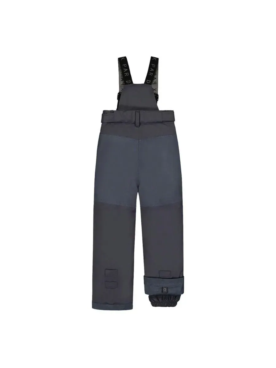 Зимние снежные брюки с подтяжками и защитой от снега, модель Play Snow Pants Deux par Deux — изображение 5 из 6, темный серый