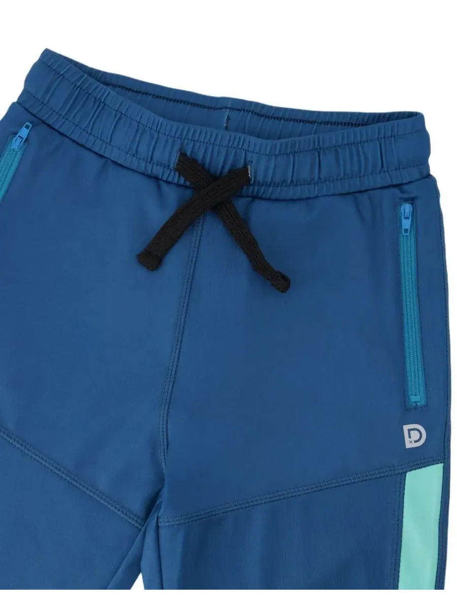 Спортивные брюки с утяжкой, модель Toddler Athletic Pants Deux par Deux — изображение 3 из 3, бирюзовый