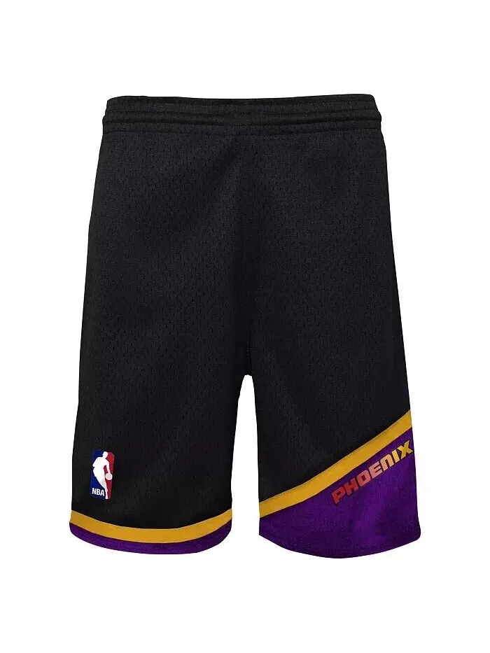 Шорты Swingman для больших мальчиков и девочек Black Phoenix Suns Hardwood Classics Mitchell & Ness — изображение 3 из 3