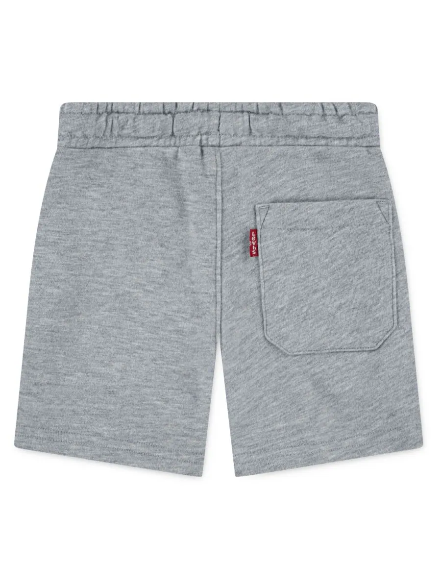 Детские шорты с монограммой, размеры 2T-7X Levi's — изображение 2 из 3, серый