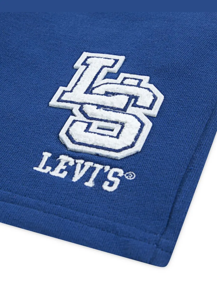 Детские шорты с монограммой, размеры 2T-7X Levi's — изображение 3 из 3, синий