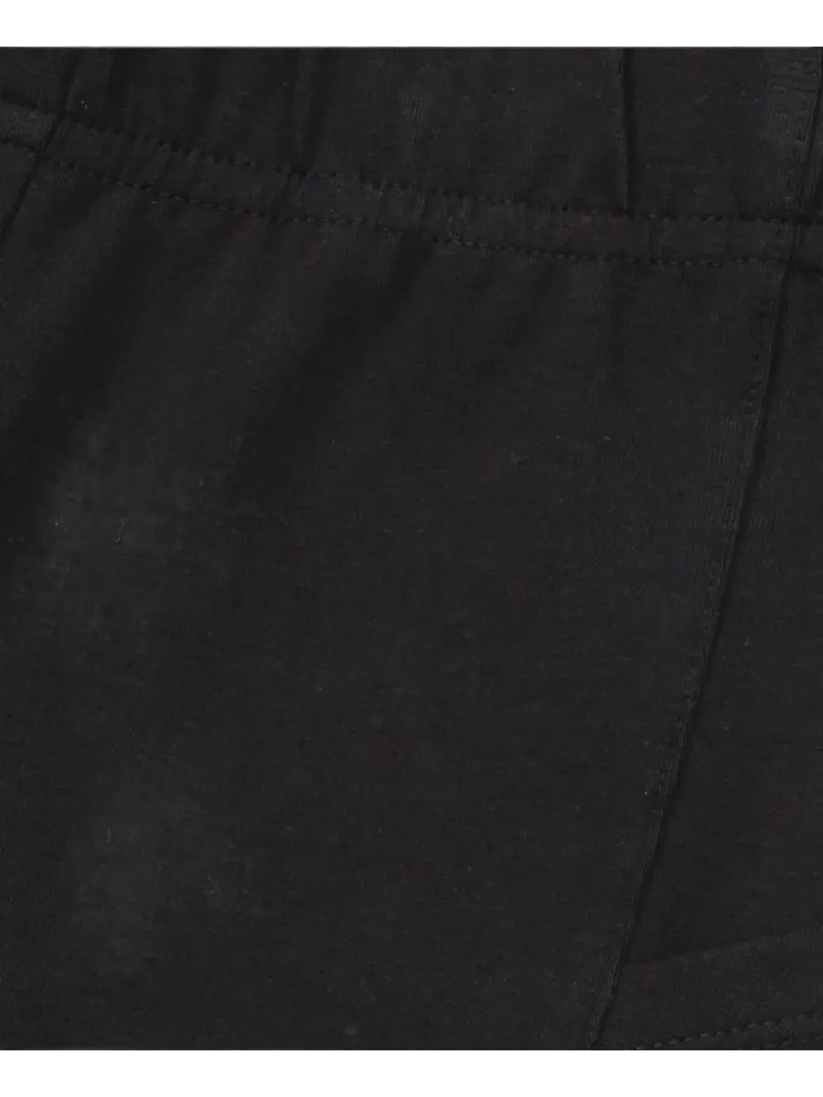 Шорты велосипедные с карманами Tough Cotton, модель Girls Tough Cotton Bike Short with Pockets — изображение 3 из 3, черный