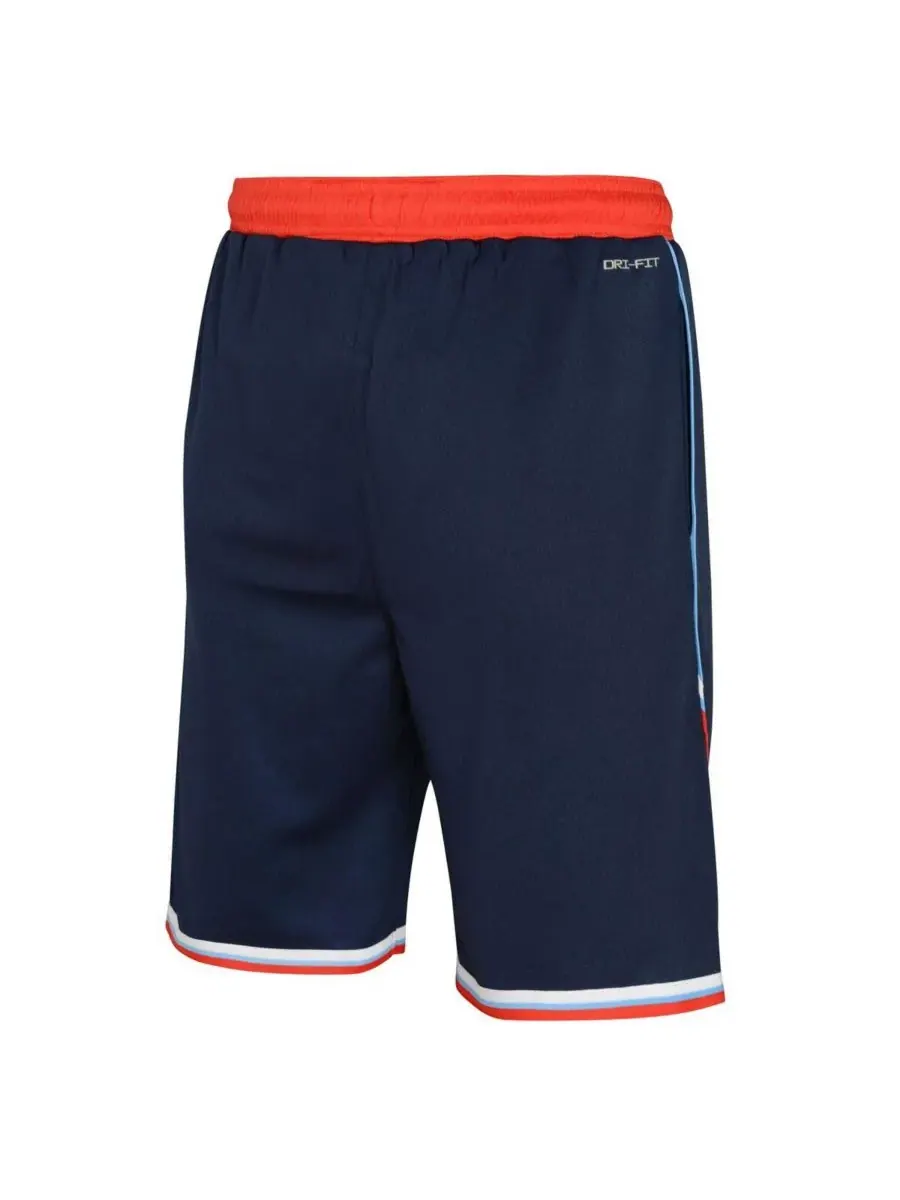 Nike Детские шорты Big Boys and Girls Navy LA Clippers Icon Swingman Shorts темно-синего цвета — изображение 3 из 3