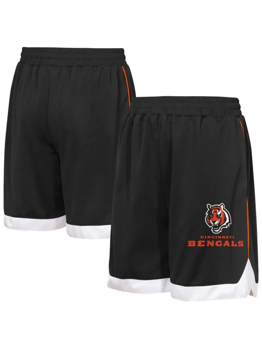 Детские шорты с принтом All Star Mesh Black Cincinnati Bengals Outerstuff