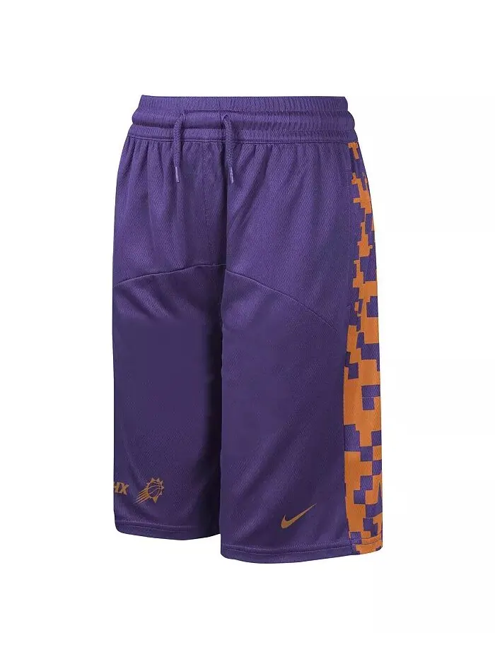 Шорты для стартовой пятерки команды Big Boys and Girls Purple Phoenix Suns Courtside Nike — изображение 3 из 3