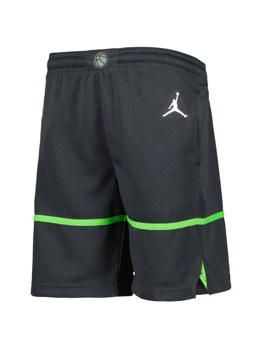 Большие шорты для мальчиков и девочек серого цвета Minnesota Timberwolves Statement Edition — изображение 2 из 3, серый