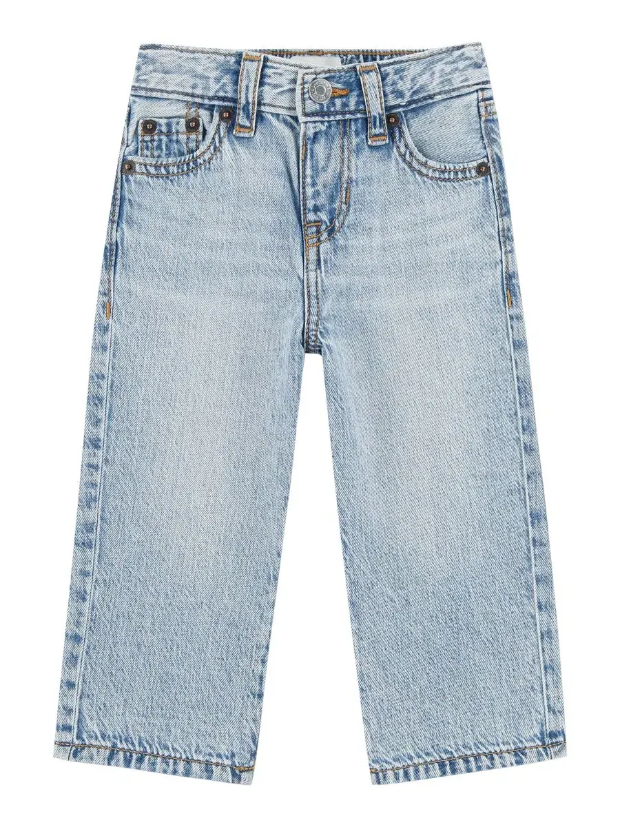 Джинсы свободного кроя с застежкой на пуговицы и молнию, модель New Baggy Fit abercrombie kids